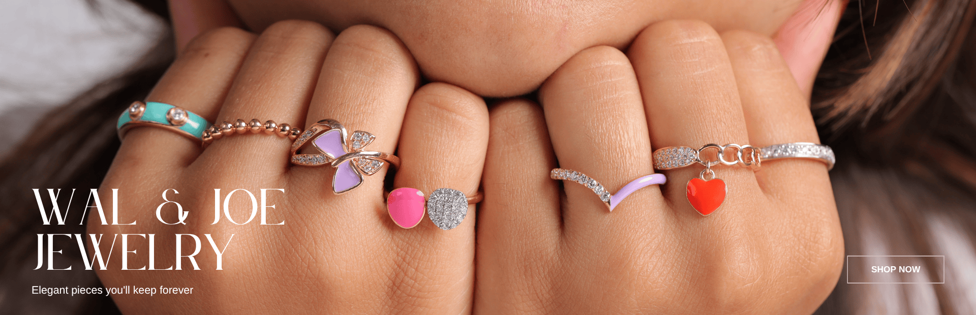 Elegant gold jewelry on model's hands – Finecara