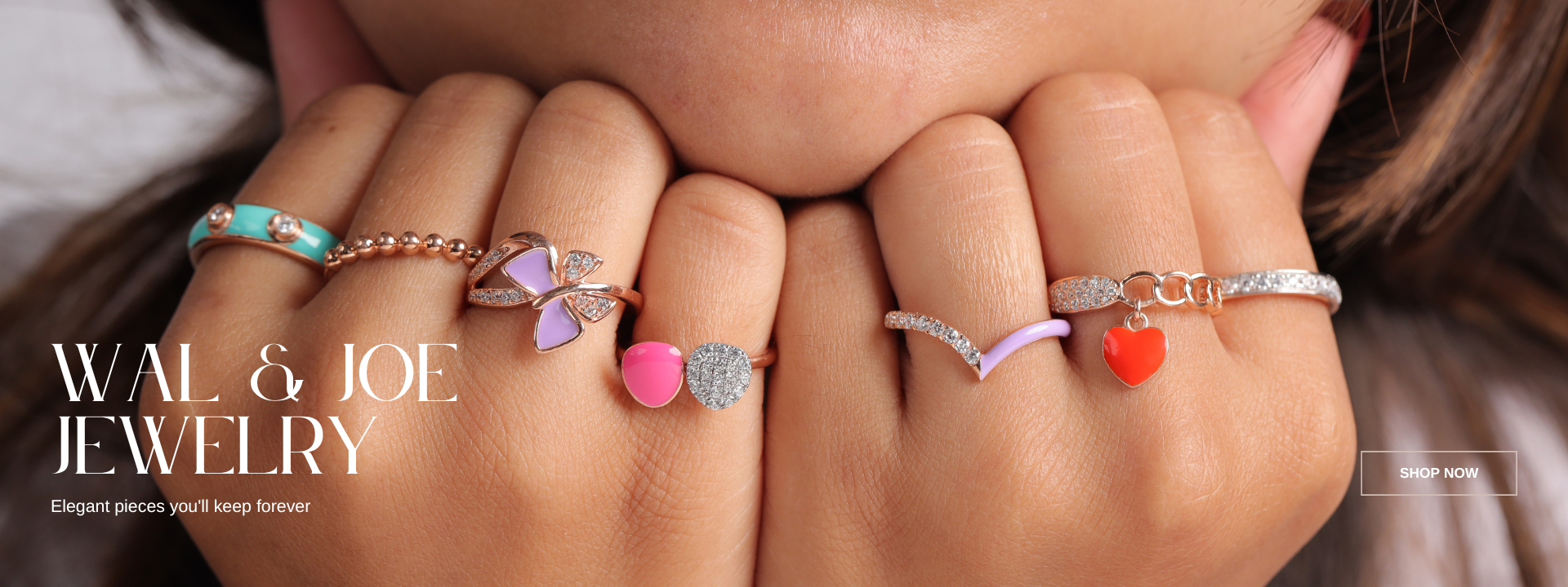 Elegant gold jewelry on model's hands – Finecara